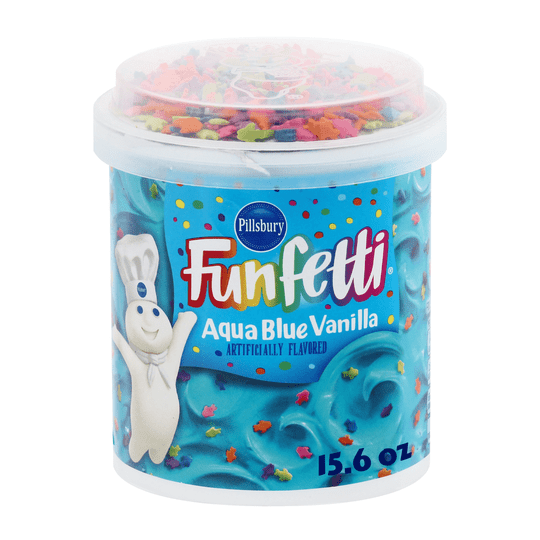 Pillsbury Baking Pillsbury Funfetti Aqua Frosting 15.6 Oz