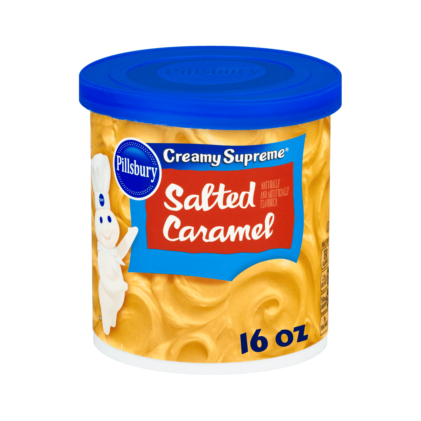 Pillsbury Creamy Supreme Salted Caramel Frosting, 16 oz Tub