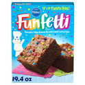 Pillsbury Funfetti Chocolate Fudge Brownie Mix with Candy Coated Chips, 19.4 Oz Box