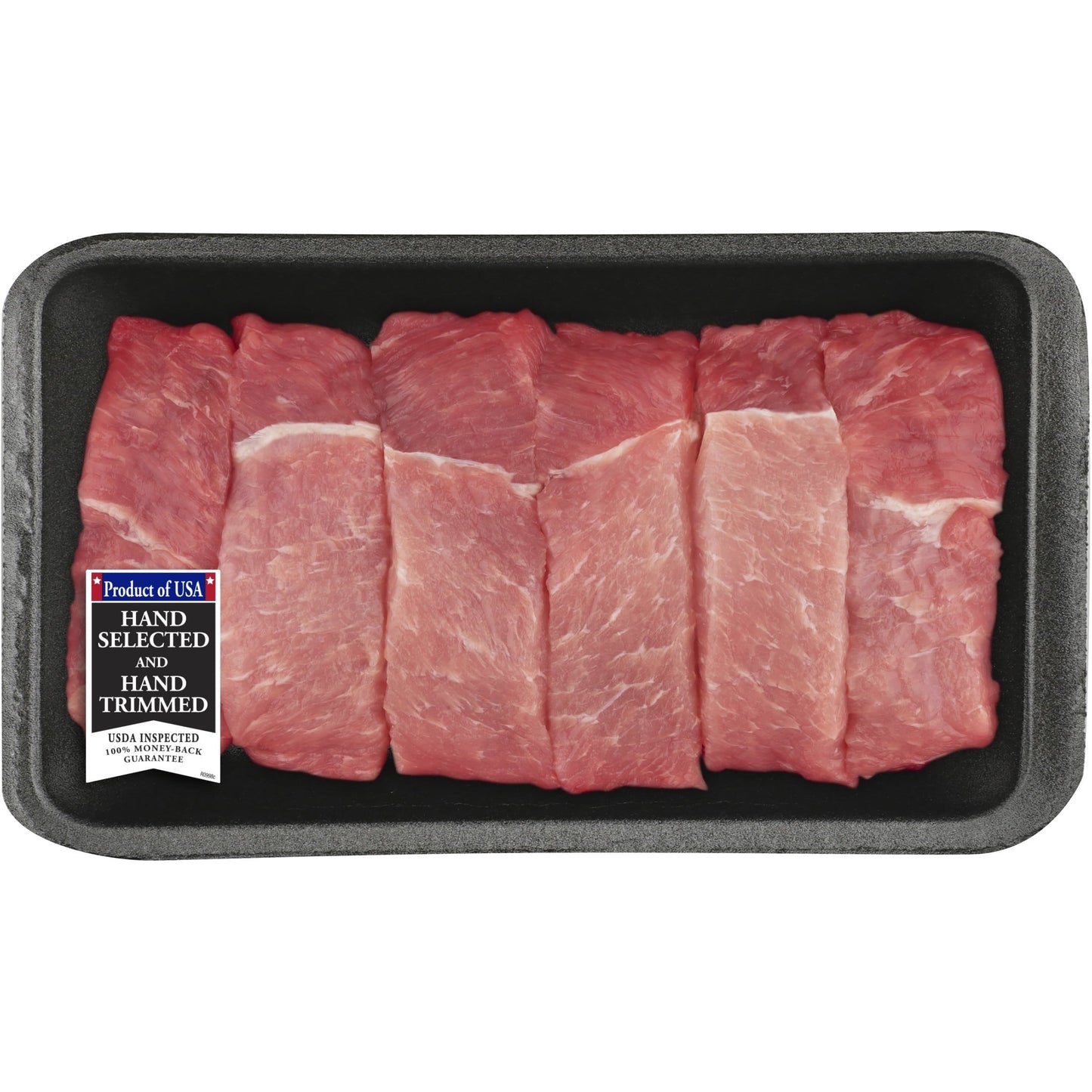 Pork Country Style Ribs Boneless, 1.1 - 2.5 lb Tray