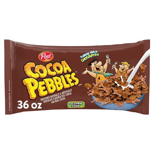 Post Cocoa PEBBLES Cereal, 36 OZ Bag