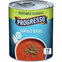 Progresso Tomato Basil Soup, Vegetable Classics Canned Soup, Gluten Free, 19 oz