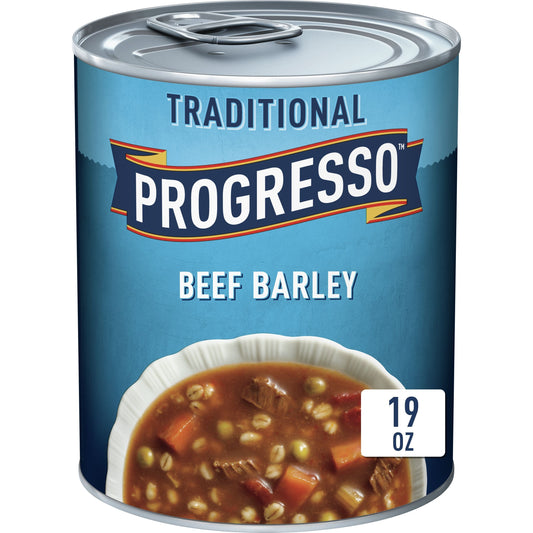 Progresso Traditional, Ready to Serve Beef Barley Soup, 19 oz.