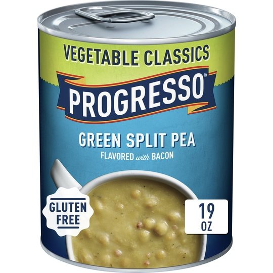 Progresso Vegetable Classics, Green Split Pea Soup Flavored with Bacon, 19 oz.