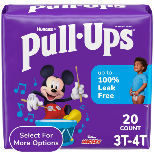 Pull-Ups Boys' Potty Training Pants, 3T-4T (32-40 lbs), 20 Count