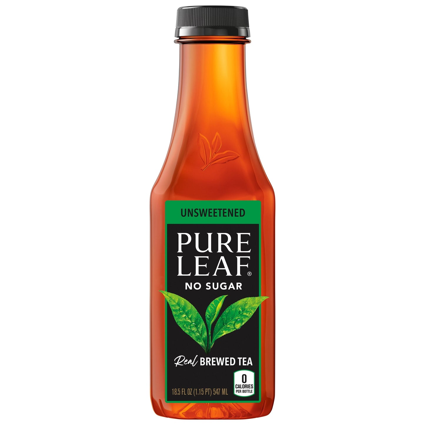 Pure Leaf Unsweetened Black Tea Real Brewed Iced Tea 18.5 oz Bottle