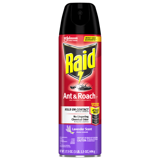 Raid Ant & Roach Killer 26, Lavender Scent, 17.5 oz