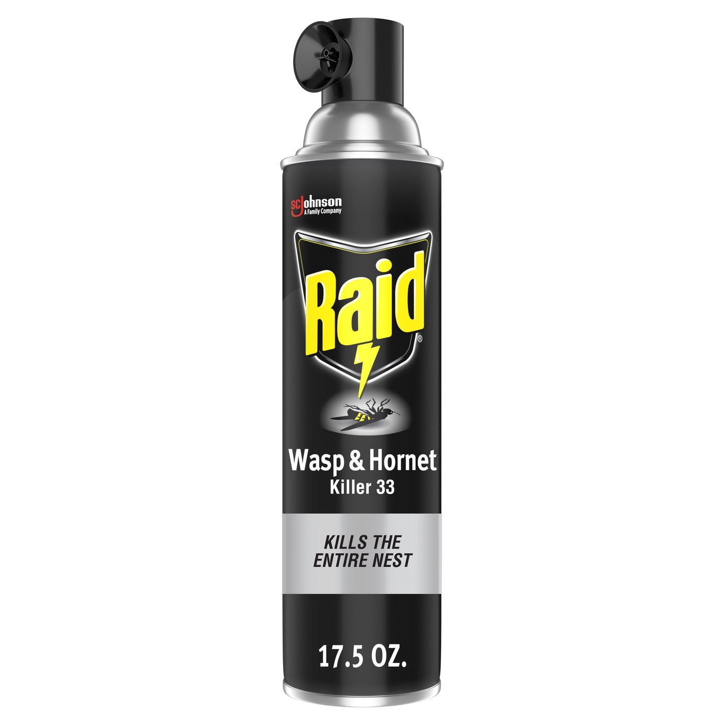 Raid Wasp & Hornet Killer 33, Outdoor Flying Insect Spray, 17.5 oz