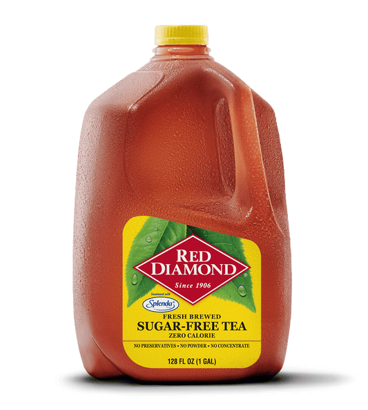 Red Diamond Fresh Brewed Sugar Free Iced Tea, Sweetened with Splenda, 1 Gallon