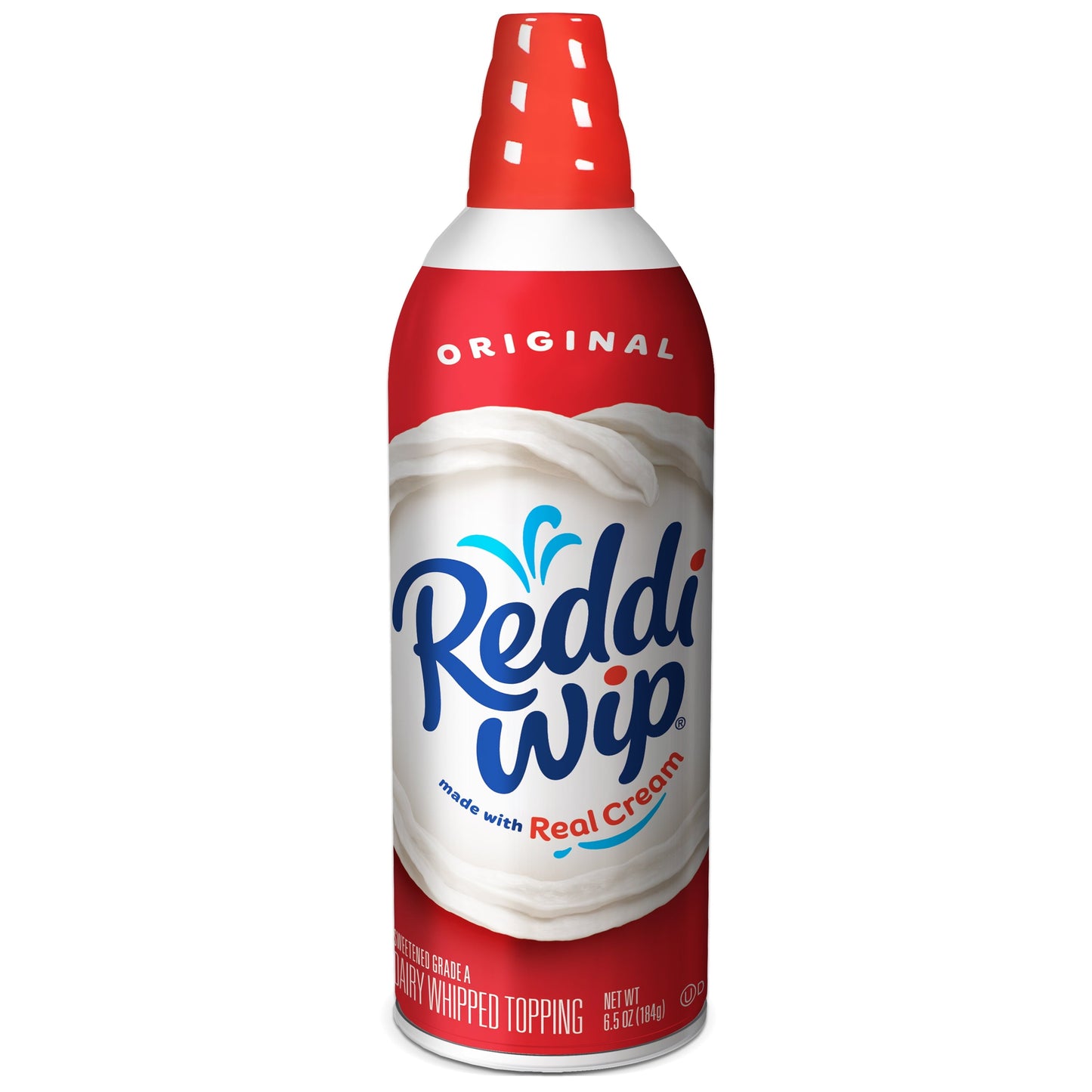 Reddi-wip Original Whipped Dairy Cream Topping, 6.5 oz.