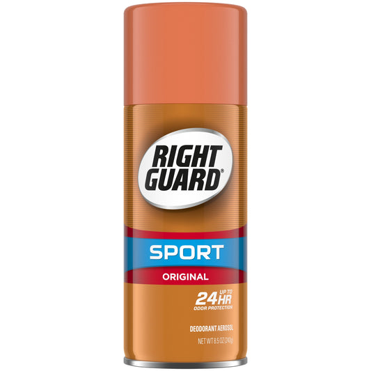 Right Guard Sport Deodorant Aerosol Spray, Original, 8.5 oz