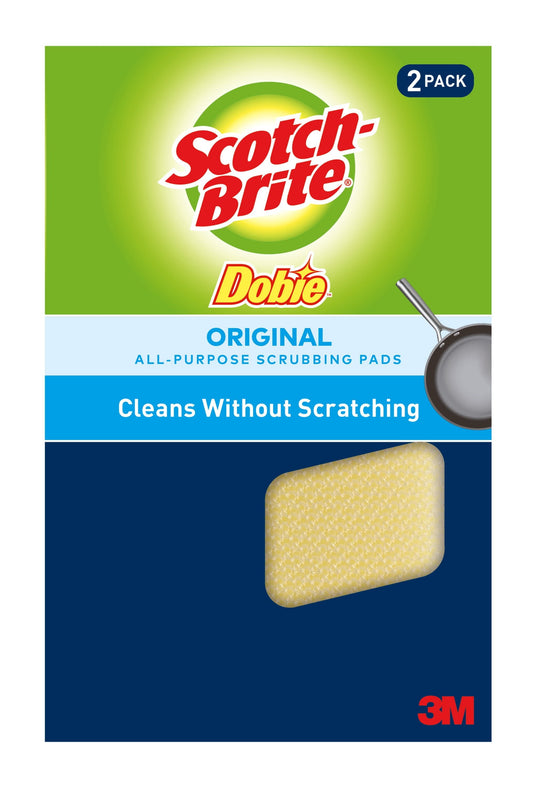 Scotch-Brite Dobie Pads Cleaning Pads, 2 Dobie Pads