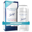 Secret Clinical Strength Soft Solid Antiperspirant and Deodorant, Waterproof, 2.6 oz