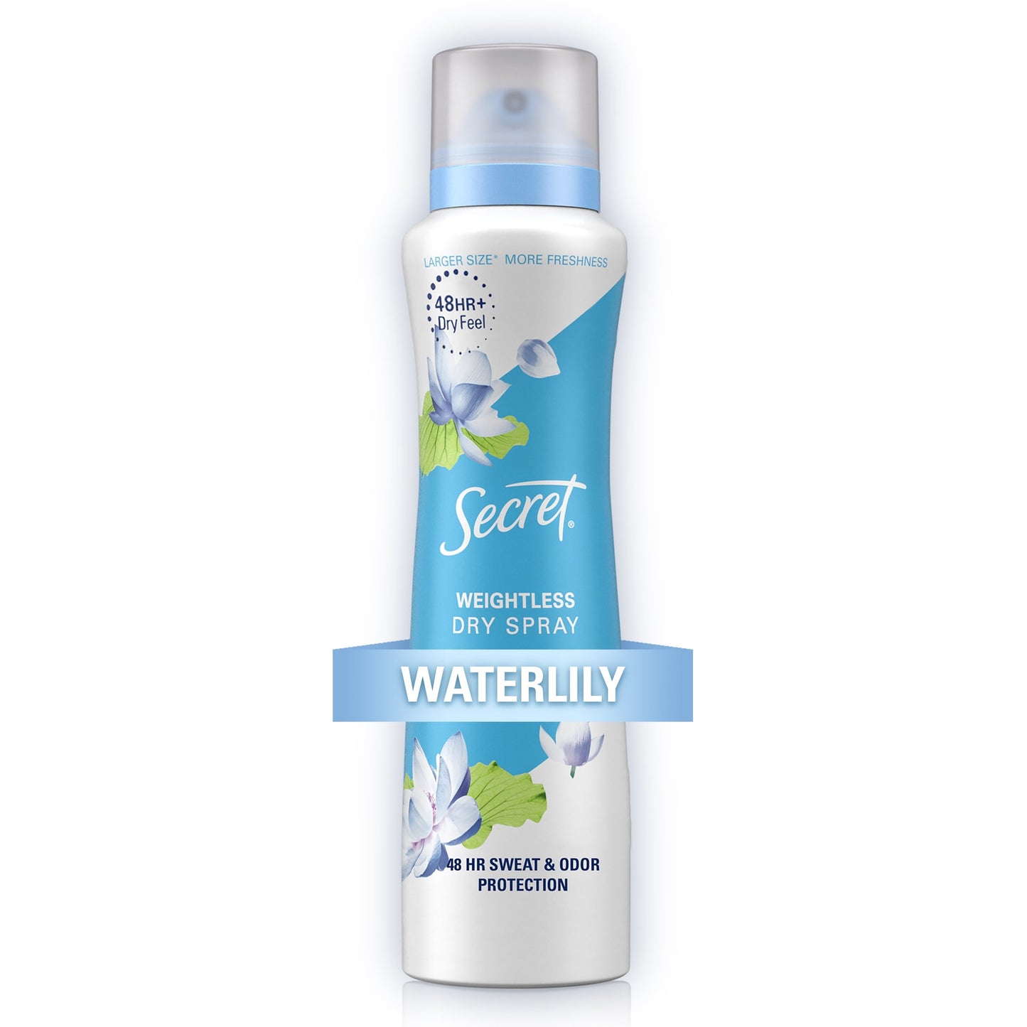 Secret Dry Spray Antiperspirant Deodorant, Waterlily and Argan Oil, 4.1 oz