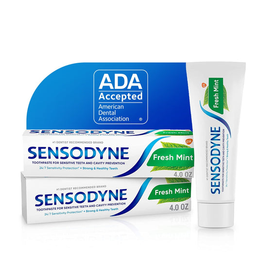 Sensodyne Cavity Prevention Sensitive Toothpaste, 4 Oz, 2 Pack, Mint Flavor
