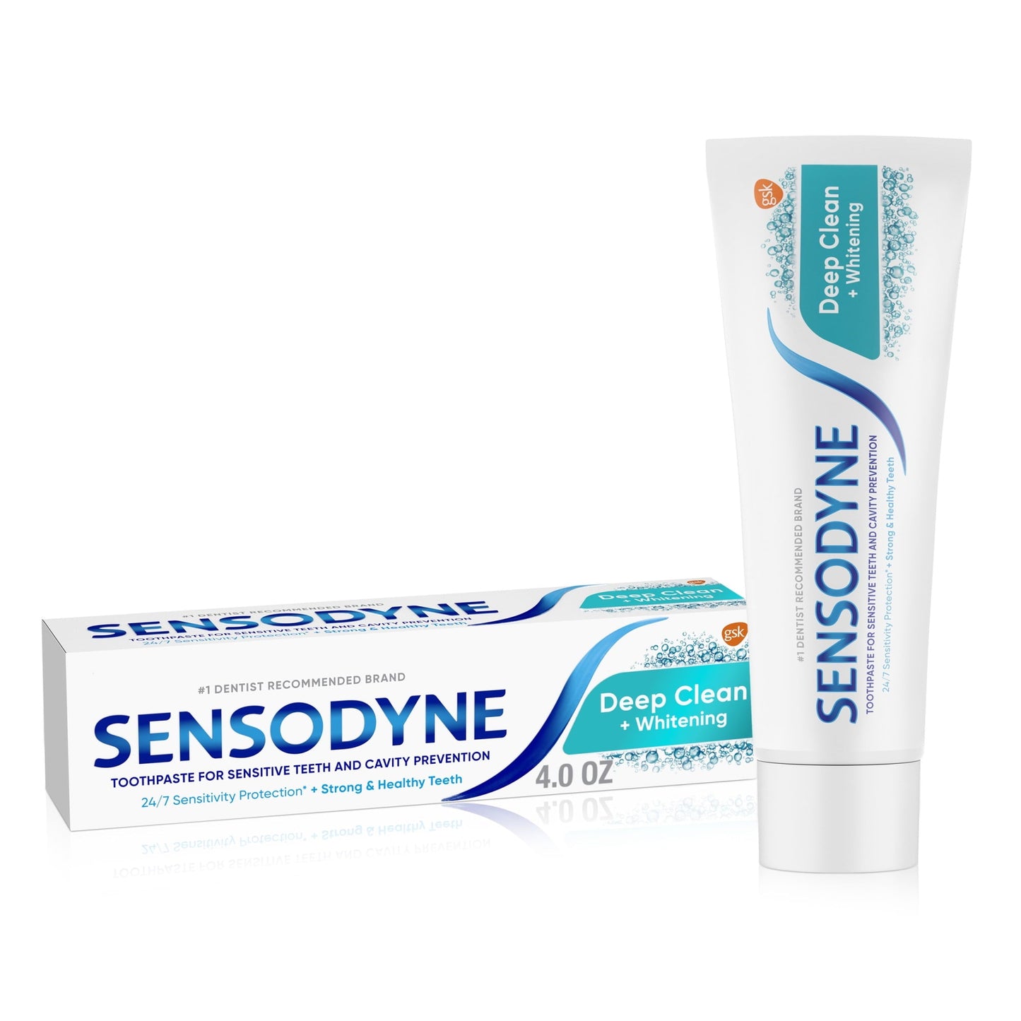 Sensodyne Deep Clean Whitening Sensitive Toothpaste, 4 Oz