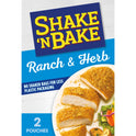 Shake 'N Bake Ranch & Herb Seasoned Coating Mix, 4.75 oz Box, 2 ct Packets