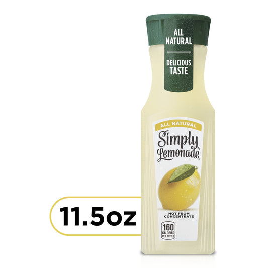 Simply Non GMO All Natural Lemonade Juice, 11.5 fl oz Bottle