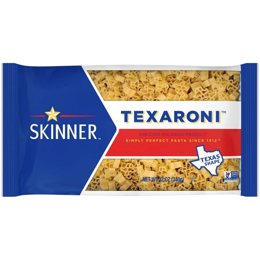 Skinner Texaroni - Texas Shape Pasta, 12 ounce bag