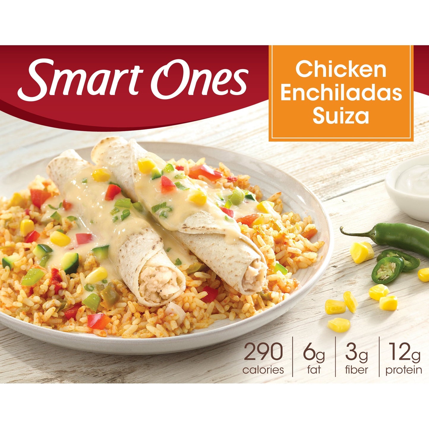 Smart Ones Chicken Enchiladas Suiza Frozen Meal, 9 Oz Box