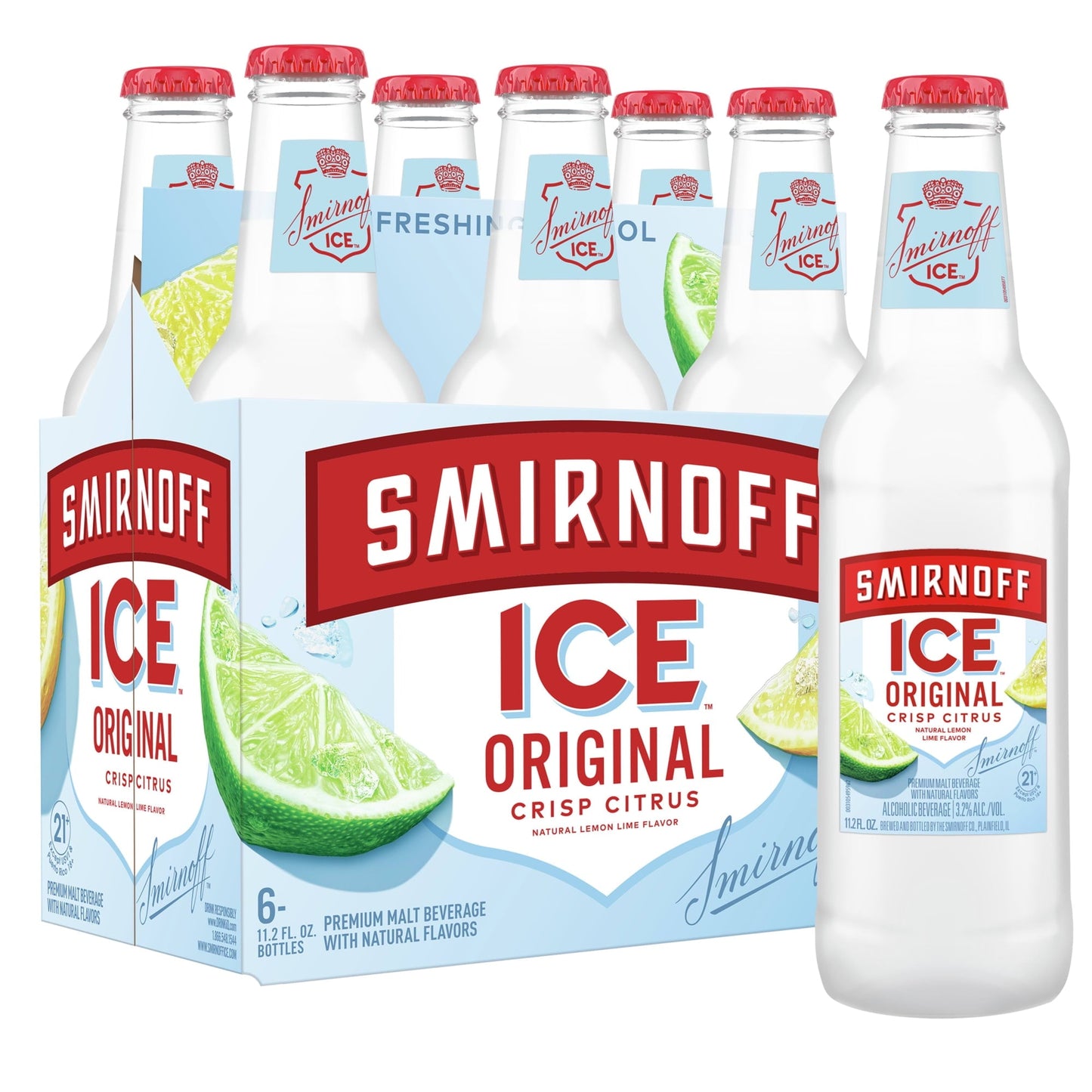 Smirnoff Ice Original, 11.2oz Bottles, 6pk