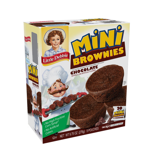 Snack Cakes, Little Debbie Family Pack Mini Brownies