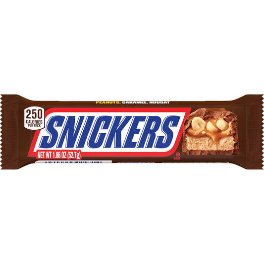 Snickers Full Size Candy Chocolate Bar - 1.86 oz Bar