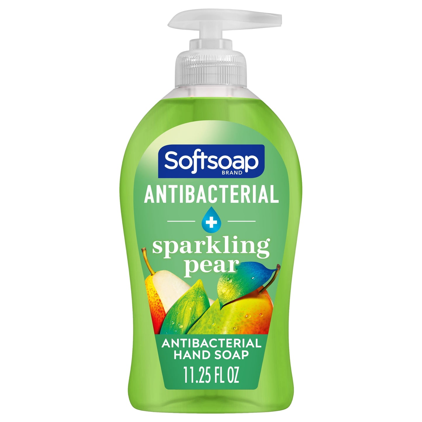 Softsoap Antibacterial Liquid Hand Soap, Sparkling Pear Scent Hand Soap, 11.25 oz Bottle