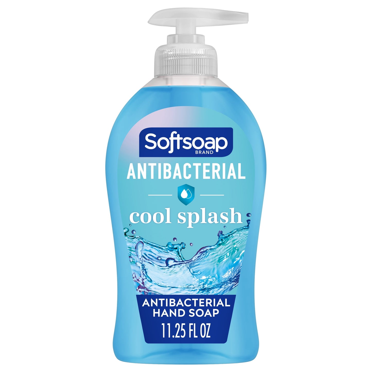 Softsoap Cool Splash Scent Antibacterial Liquid Hand Soap, 11.25 oz Bottle