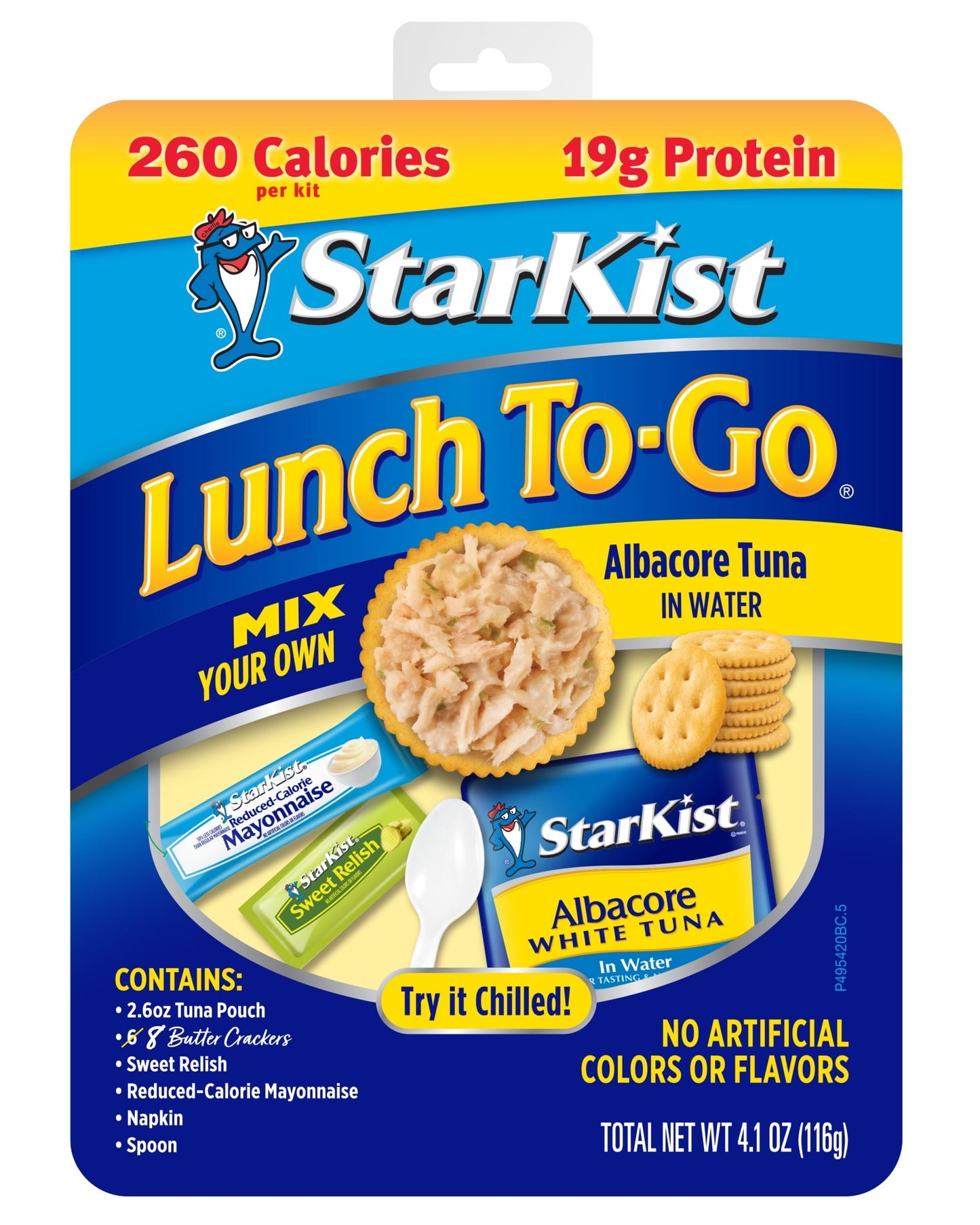 StarKist Lunch to-Go Albacore Tuna in Water Mix Your Own Tuna Salad, 4.1 oz Box