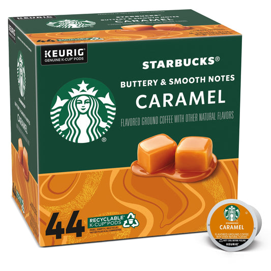Starbucks, Caramel Medium Roast K-Cup Coffee Pods, 44 Count