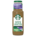 Starbucks Cold & Crafted Coffee + Splash of Milk & Mocha Cold Brew Crafted Coffee, 11 oz Bottle