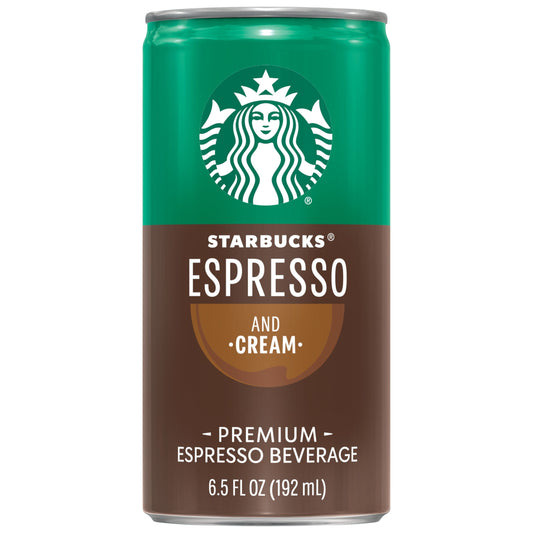 Starbucks Doubleshot Espresso & Cream Premium Coffee 6.5 oz Can