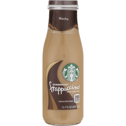 Starbucks Frappuccino Mocha Iced Coffee, 13.7 oz Glass Bottle