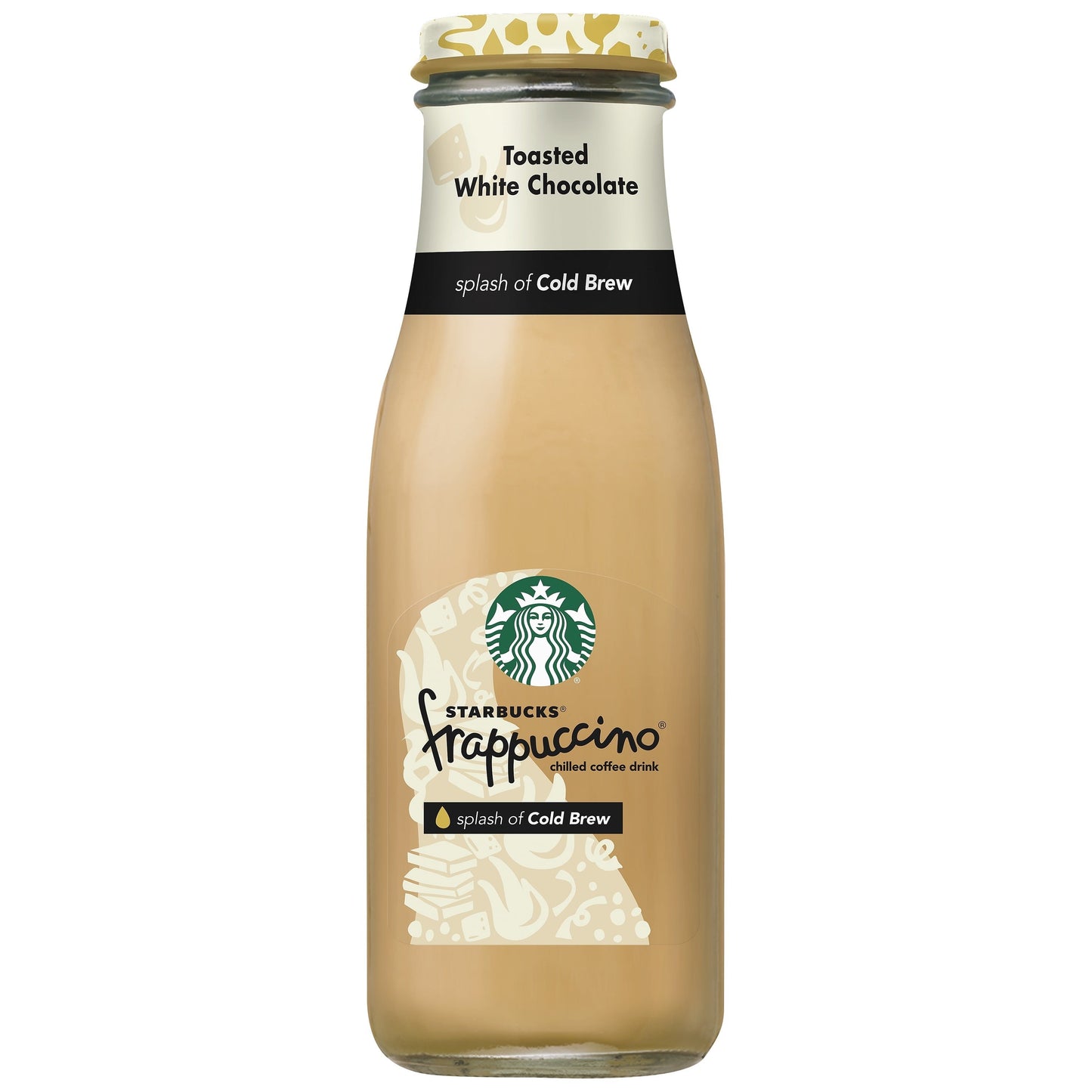 Starbucks Frappuccino Toasted White Chocolate Chilled Coffee Drink, 13.7 fl oz