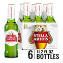 Stella Artois Lager, 6 Pack Beer, 11.2 fl oz Bottles, 5% ABV