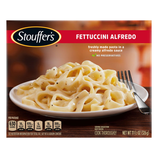 Stouffer's Fettuccini Alfredo Meal, 11.5 oz (Frozen)