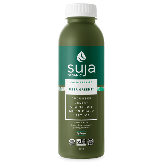 Suja Organic Cold-Pressed Uber Greens, 13.5 FL OZ.