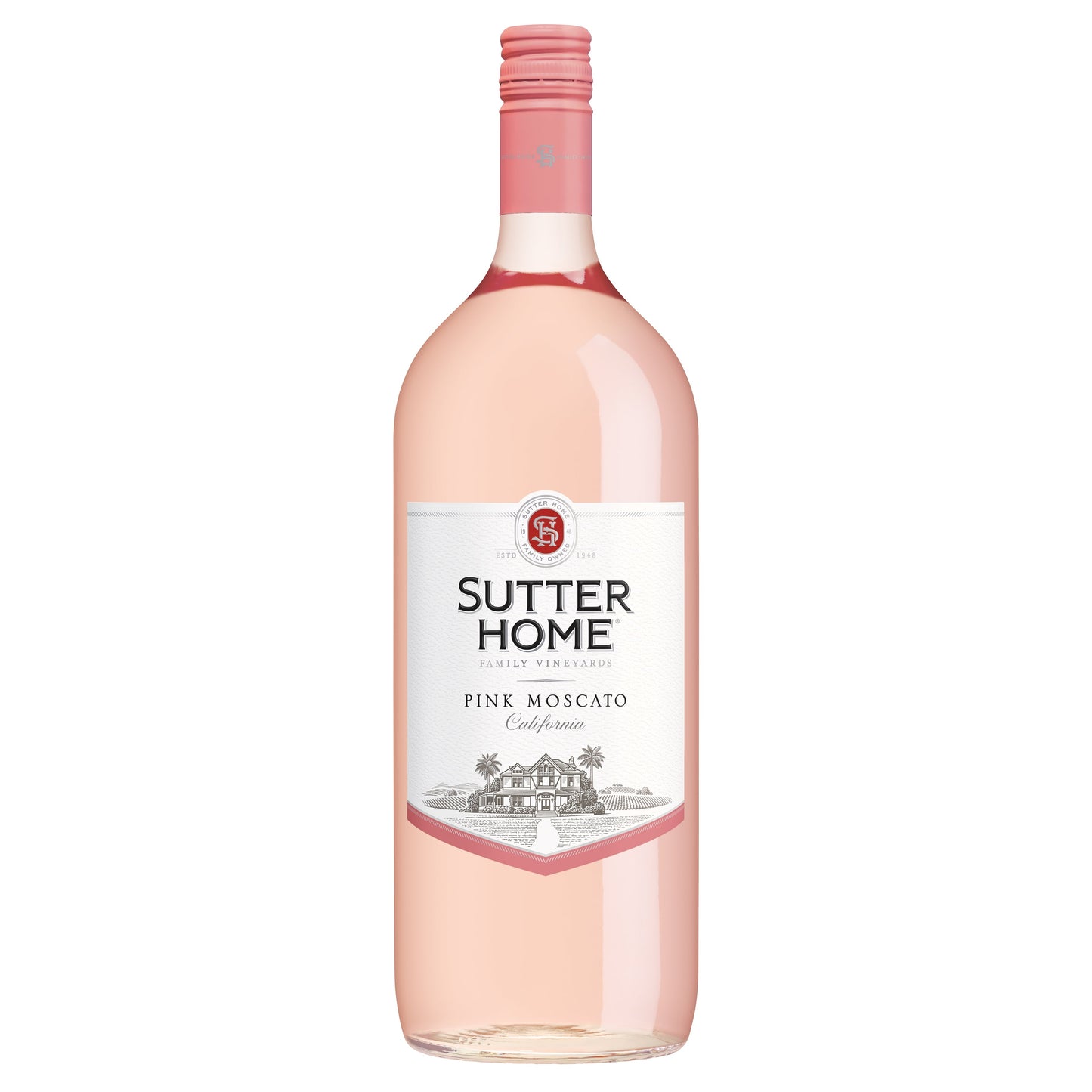 Sutter Home Pink Moscato Pink Wine, 1.5 L Bottle