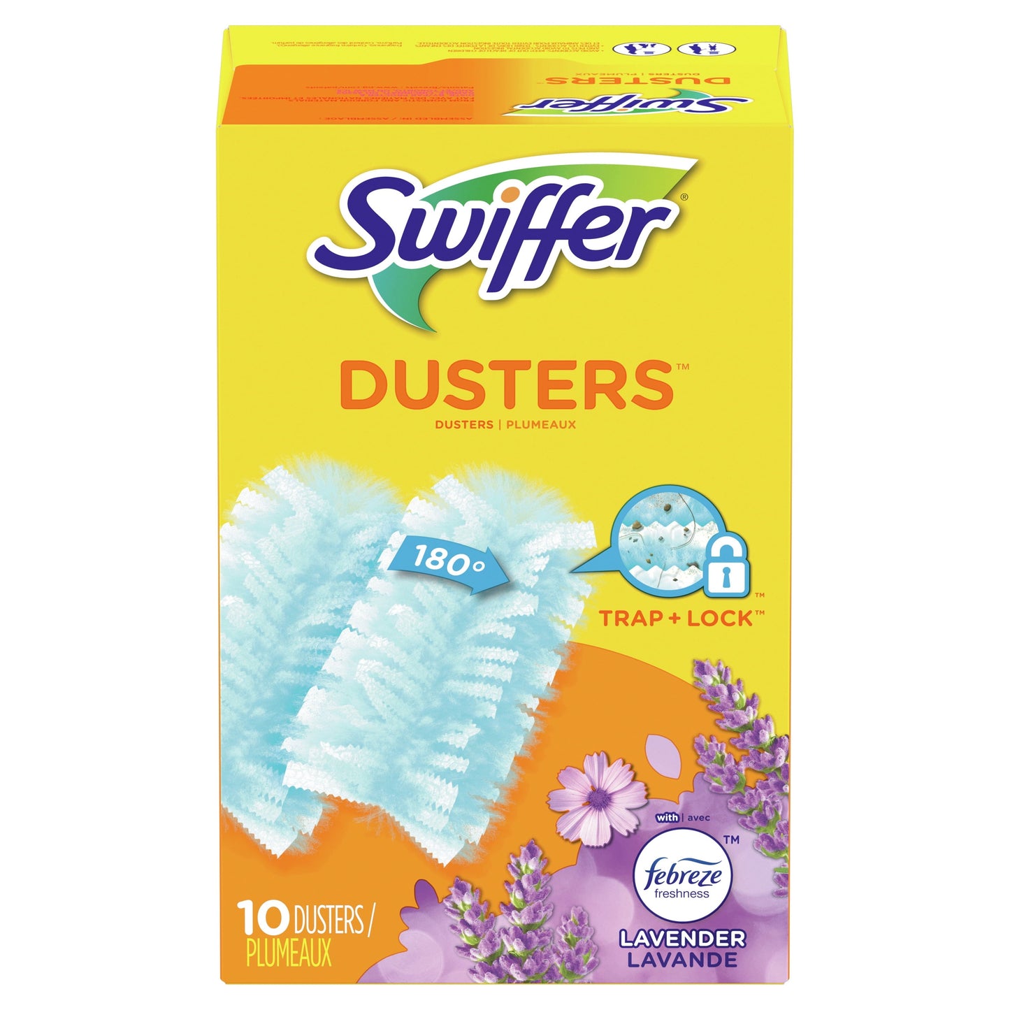 Swiffer Dusters, Lasting Freshness Febreze Lavender Scent,  Blue 10 Ct Refills