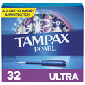 Tampax Pearl Tampons with LeakGuard Braid, Ultra Absorbency, 32 Ct