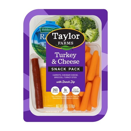 Taylor Farms Turkey & Cheddar Snack Pack, 6 oz