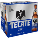 Tecate Light Mexican Lager Beer, 12 Pack, 12 fl oz Bottles, 3.9% Alcohol by Volume
