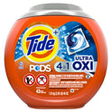 Tide PODS Liquid Laundry Detergent Pacs, 4-n-1 Ultra Oxi, HE Compatible, 43 Count