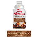 Tim Hortons Mocha Cereal Cold Brew Coffee Concentrate, 100% Arabica Medium Roast, 32 oz