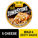 Tombstone Frozen Pizza, Five Cheese  Thin Crust, Pizza with Marinara Sauce, 19.3 oz (Frozen)