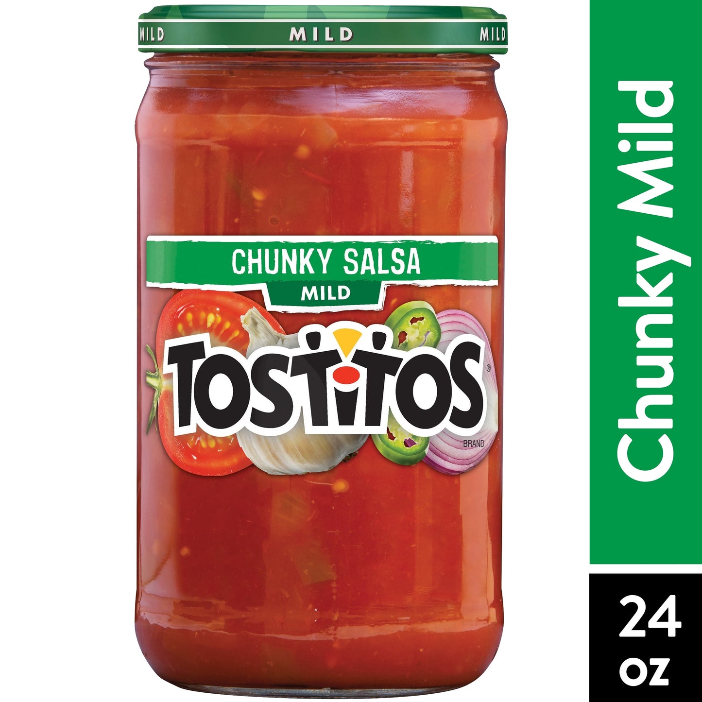 Tostitos Mild Chunky Salsa, 24 oz Jar