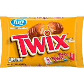 Twix Fun Size Caramel Cookie Chocolate Bars - 10.83 oz Bag