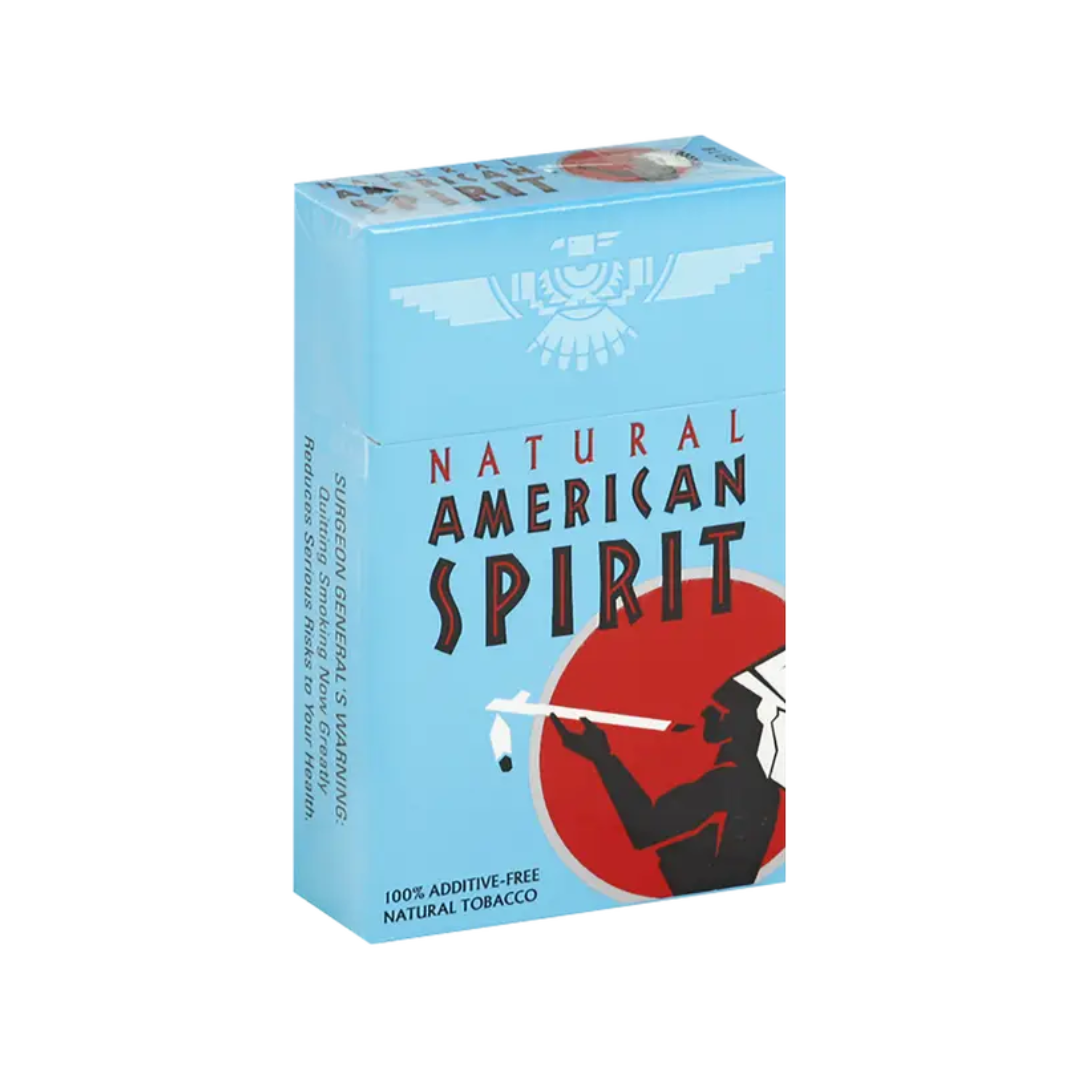 American Spirit Full Bodied Blue Cigarettes 20ct Box 1pk