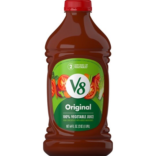 V8 Original 100% Vegetable Juice, 64 fl oz Bottle